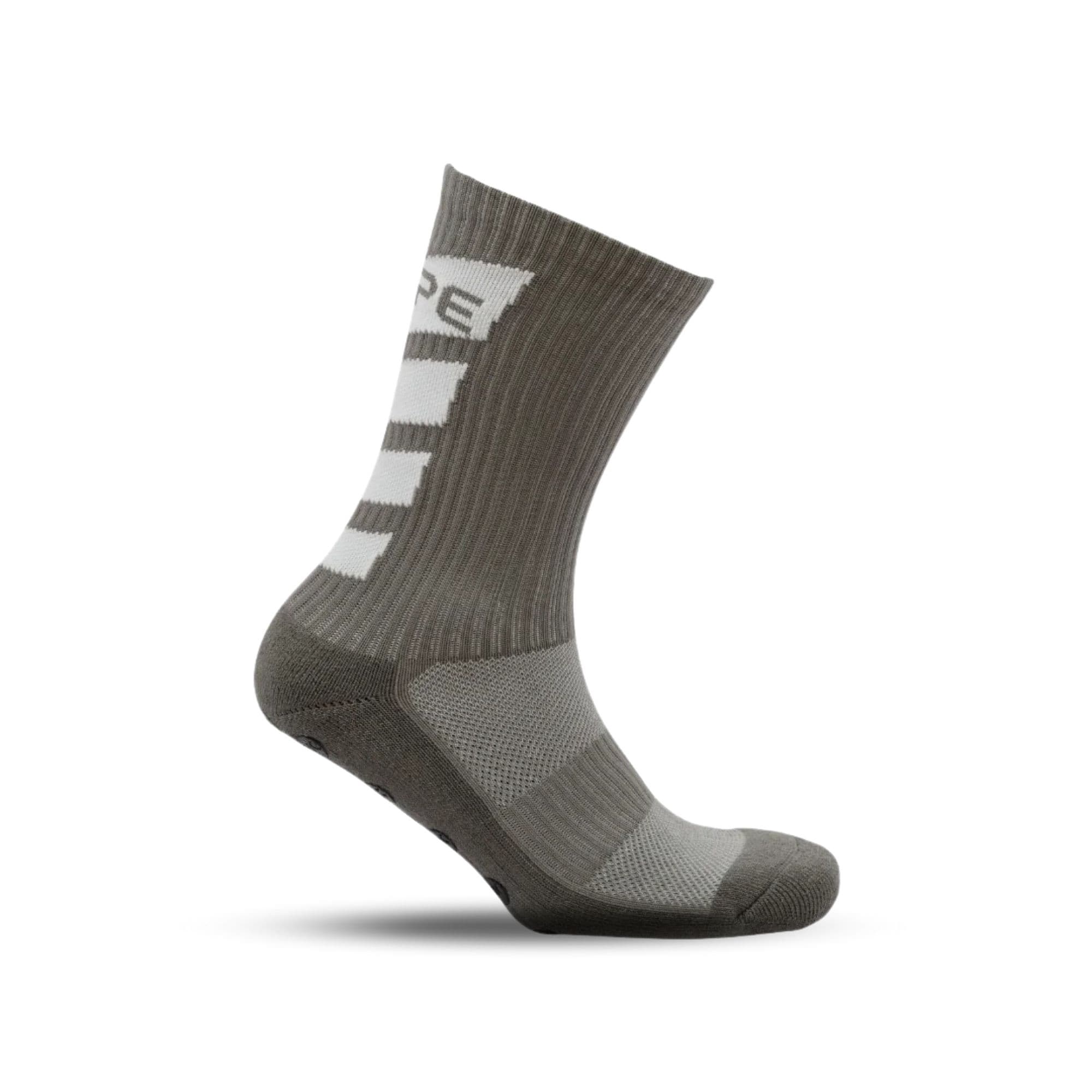 Kupe Anti-Slip Grip Socks Grey