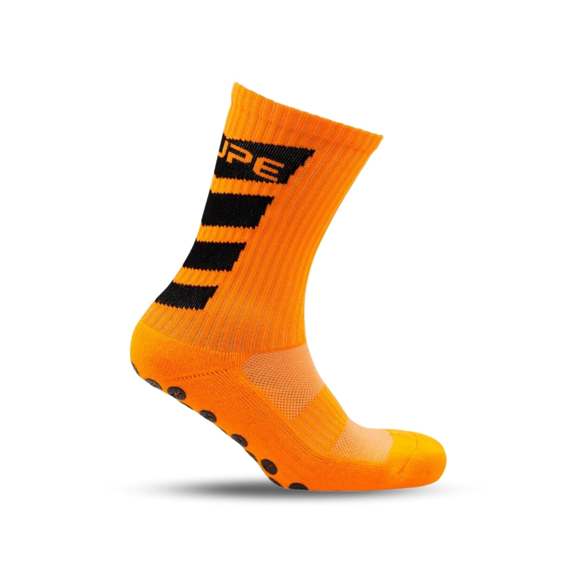 Kupe Anti-Slip Grip Socks Orange