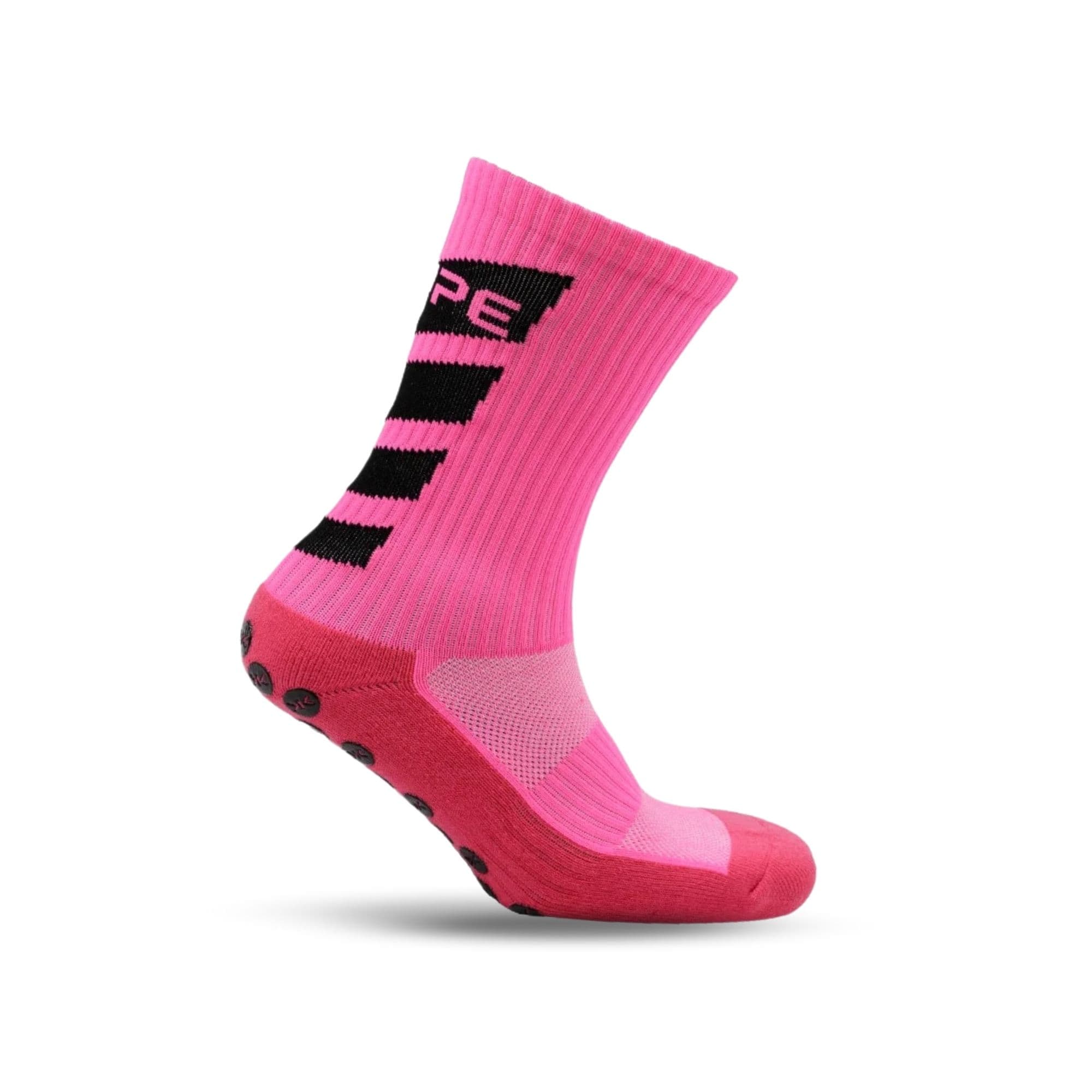 Kupe Anti-Slip Grip Socks Pink