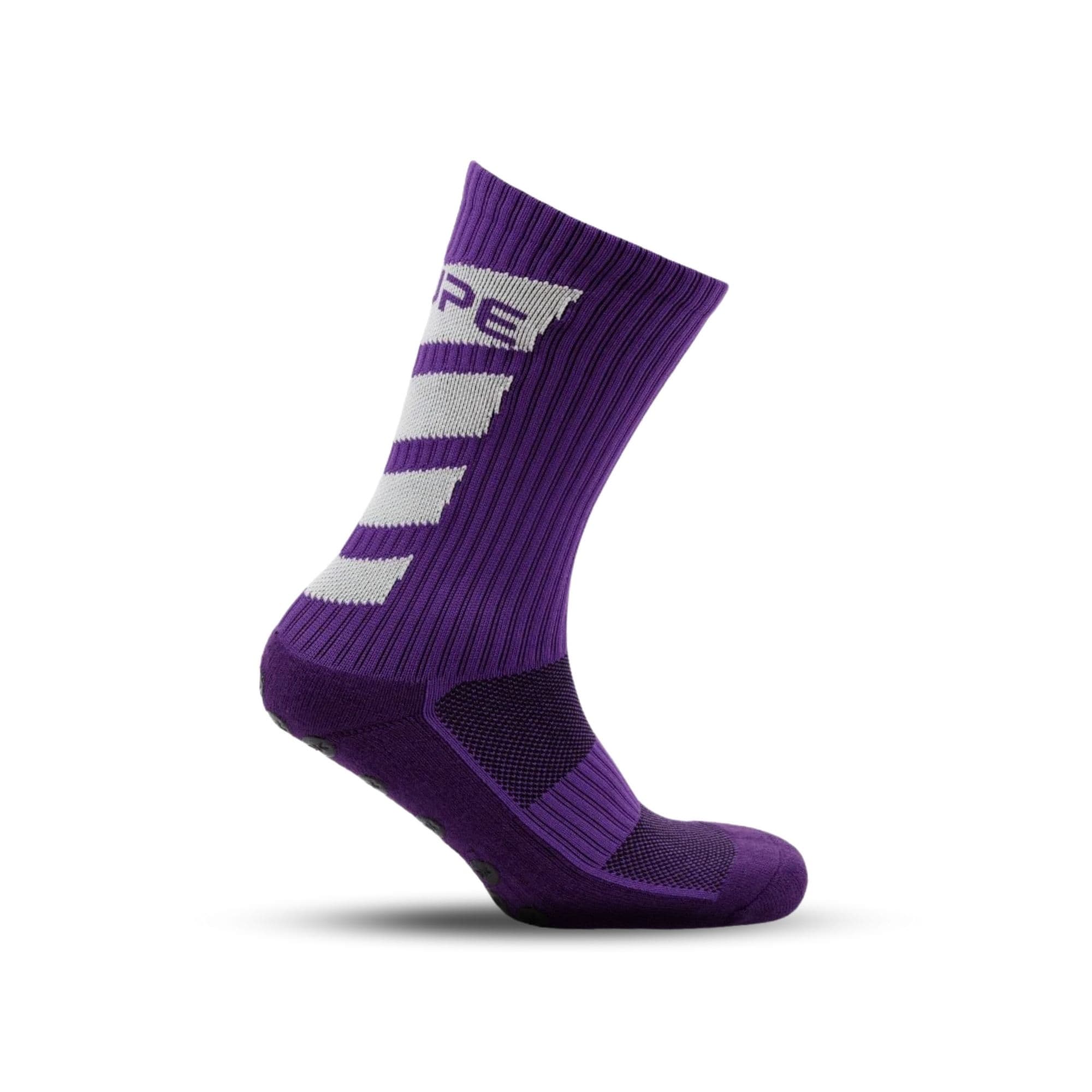 Kupe Anti-Slip Grip Socks Purple