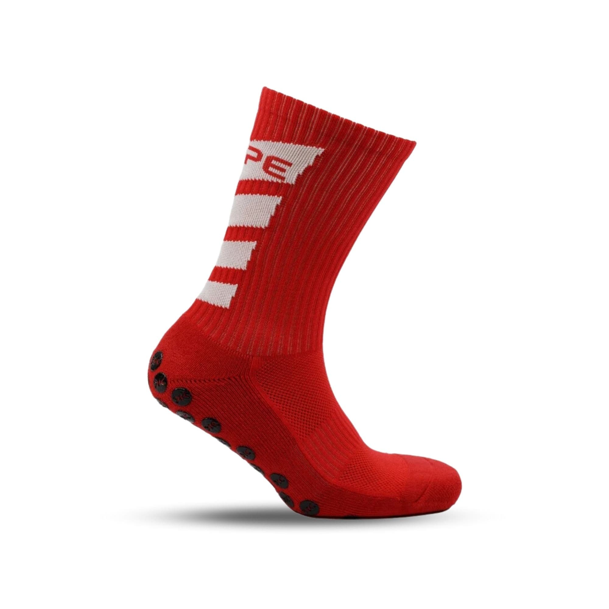 Kupe Anti-Slip Grip Socks Red