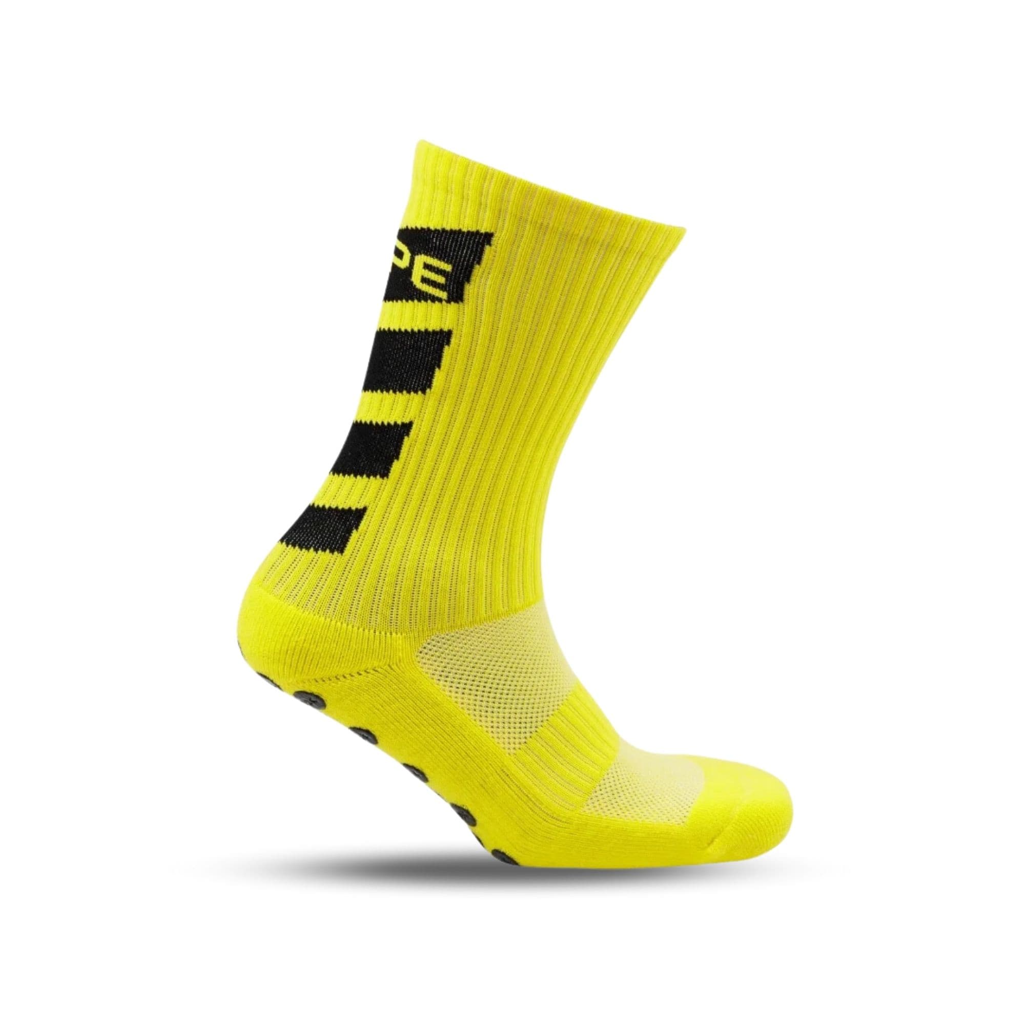 Kupe Anti-Slip Grip Socks Yellow