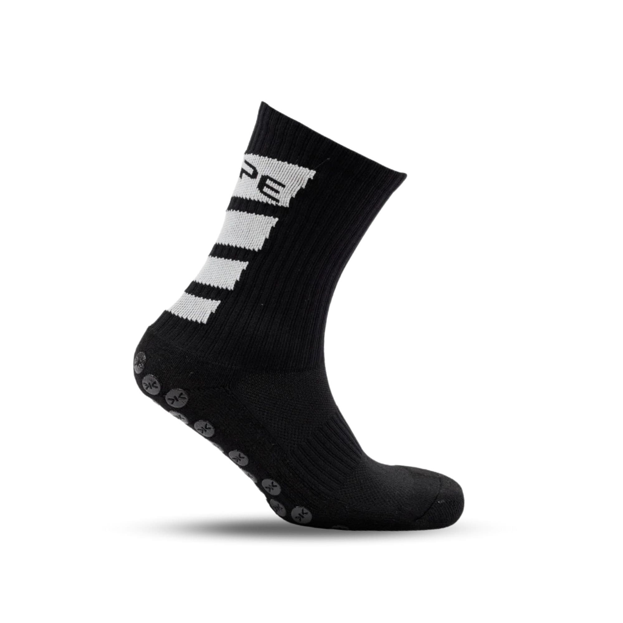 Kupe Active Anti-Slip Grip Socks Black