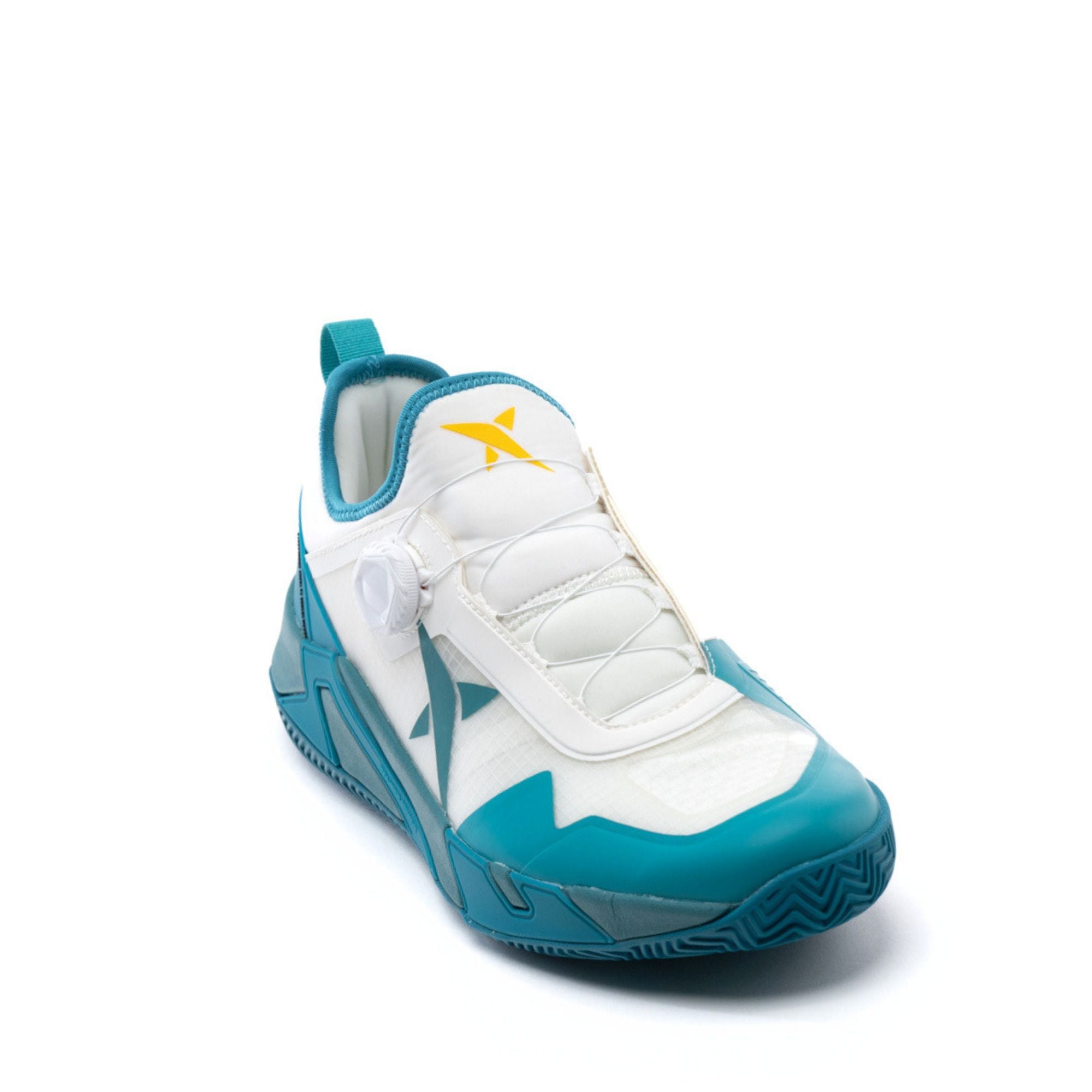 drop shot padel tennis shoe alsai campa white teal