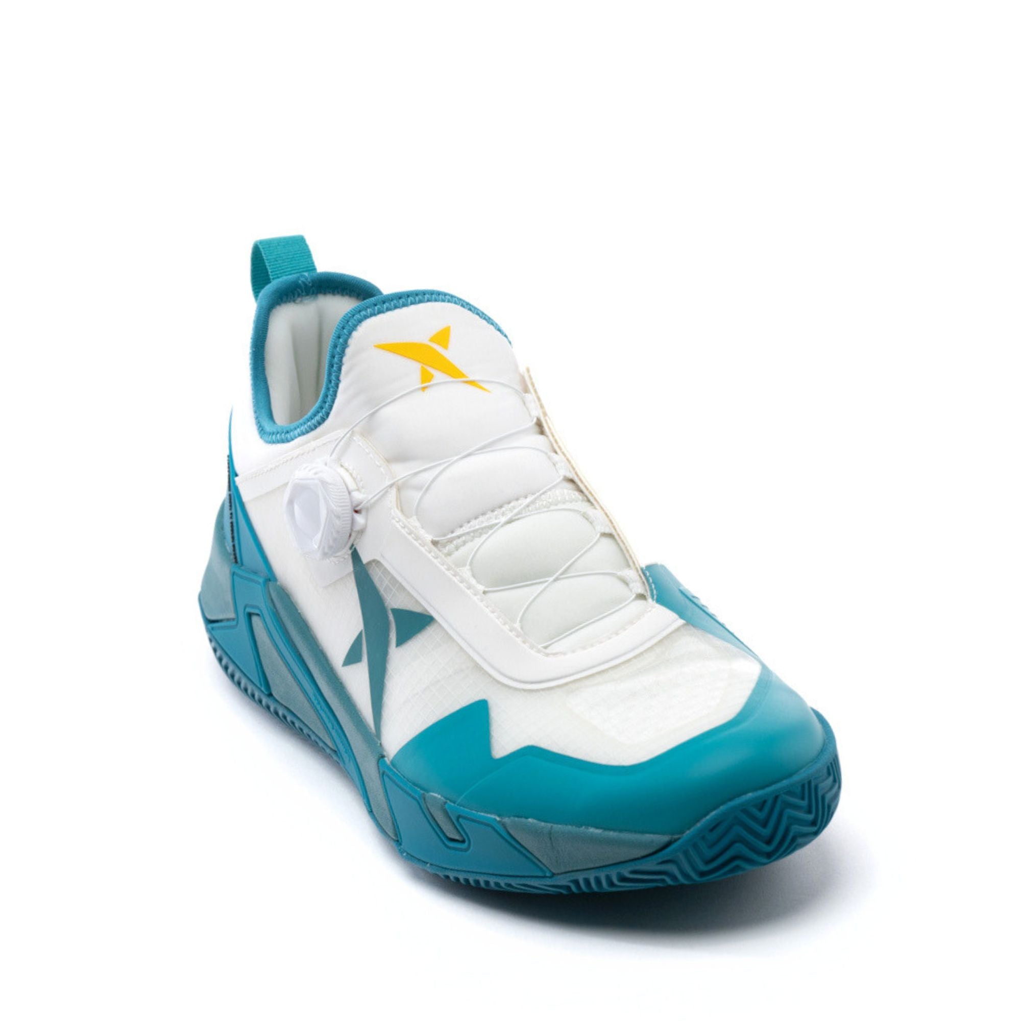 drop shot padel tennis shoe alsai campa white teal