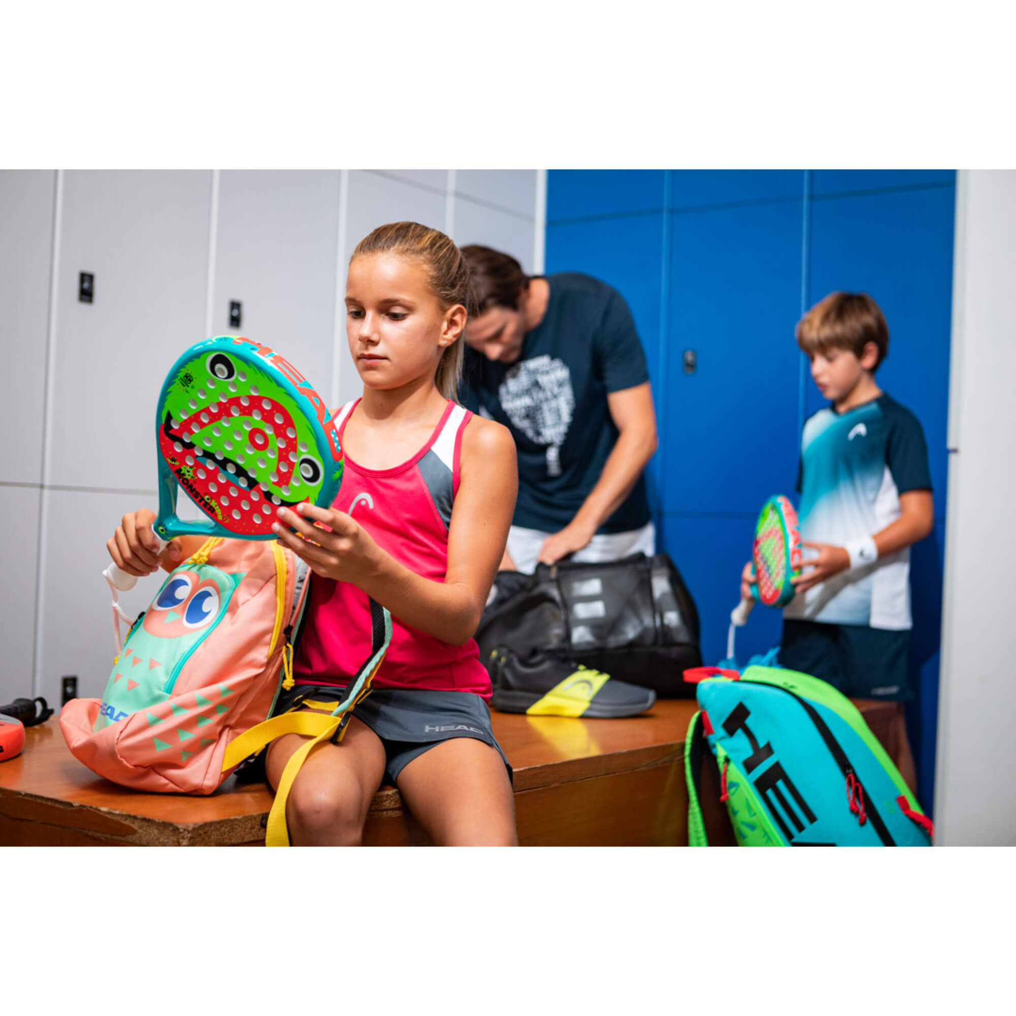 head monster kids padel racket lifestyle