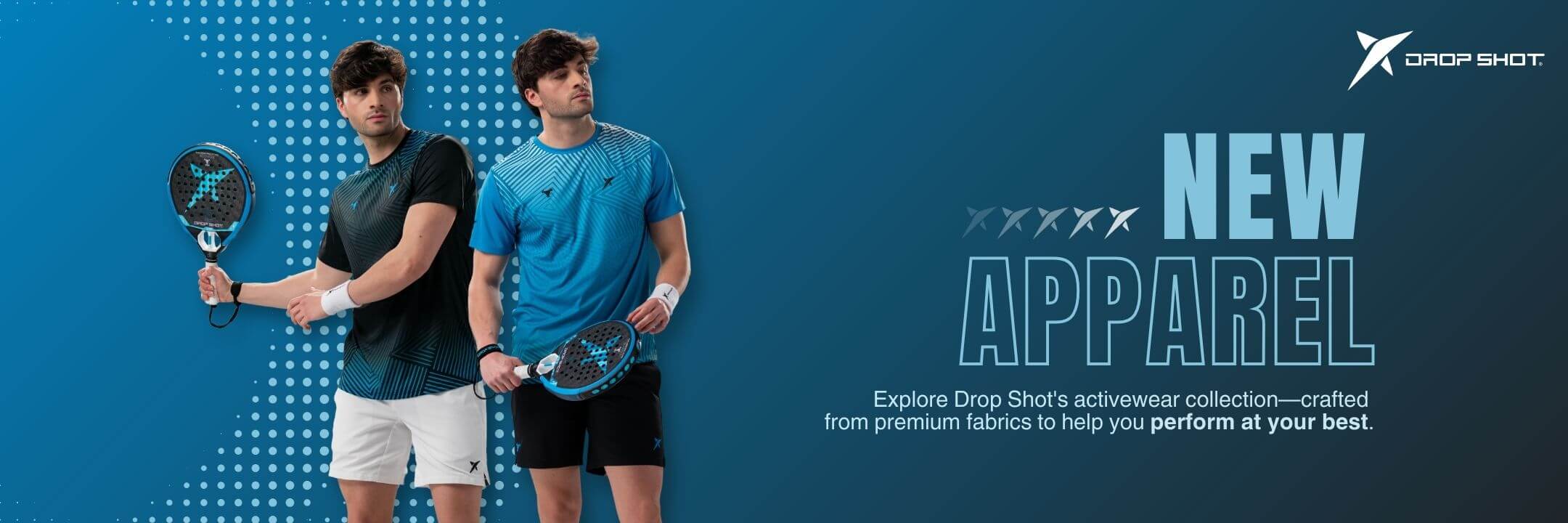 mens drop shot apparel buy online active wear padel