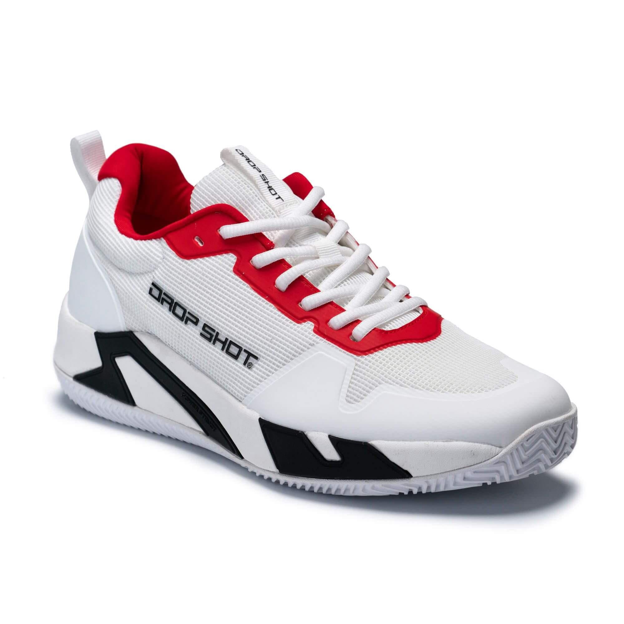 drop shot padel tennis shoe white devil xt