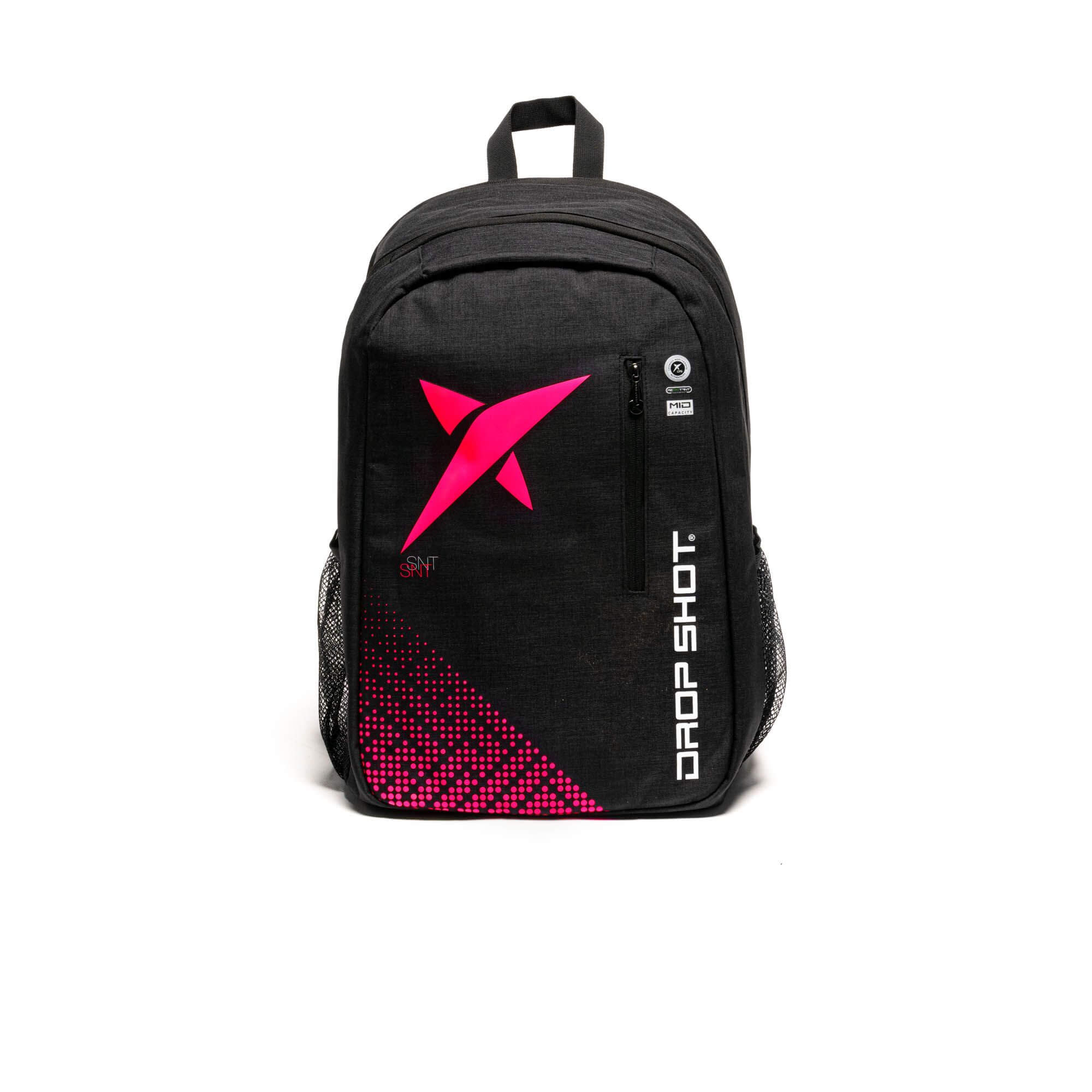 drop shot padel backpack essential pink