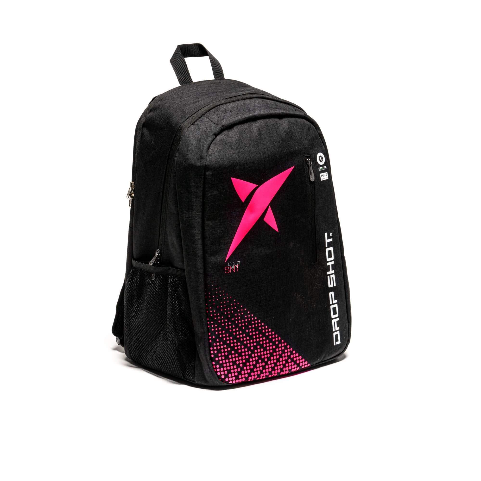 drop shot padel backpack essential pink