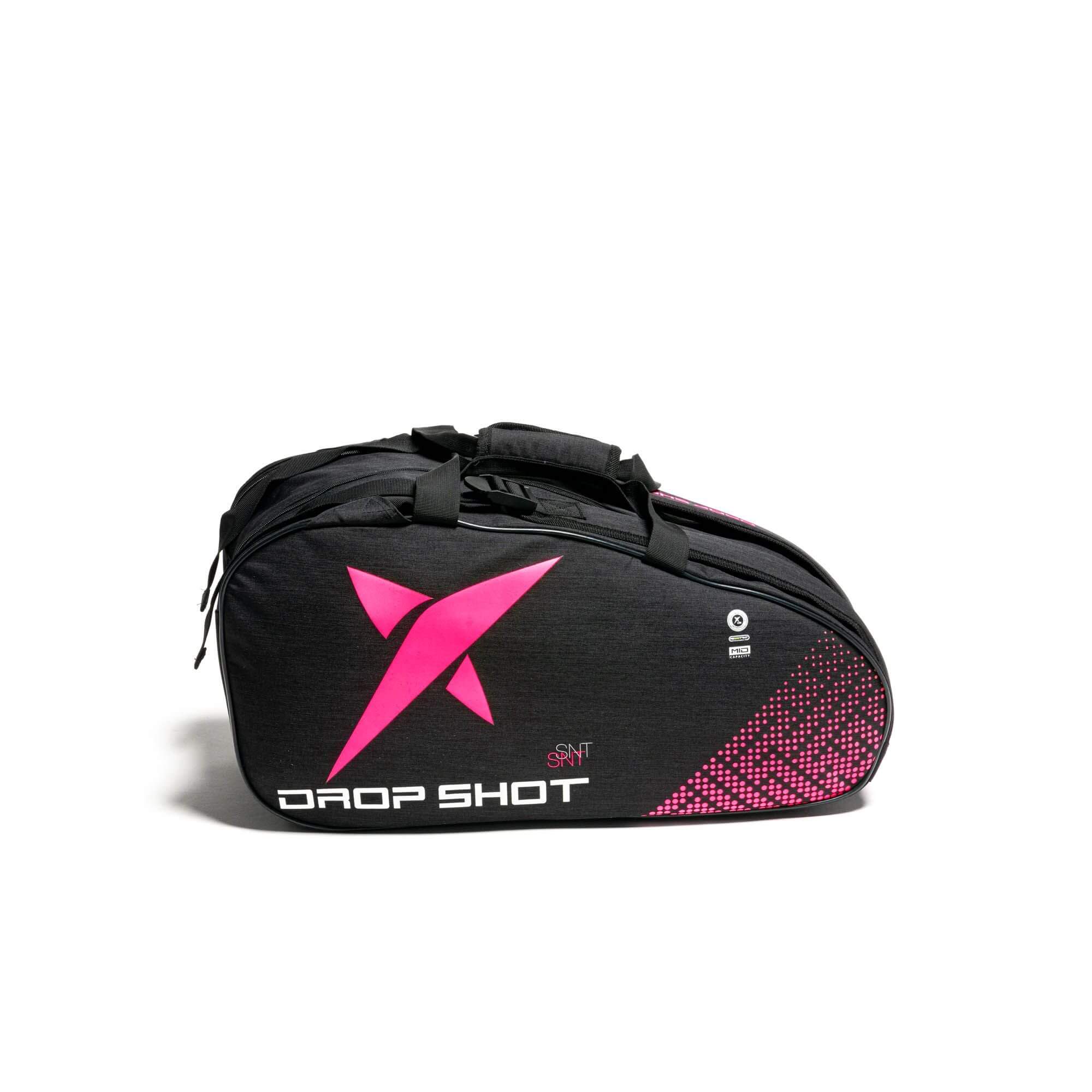 drop shot padel bag essential pink