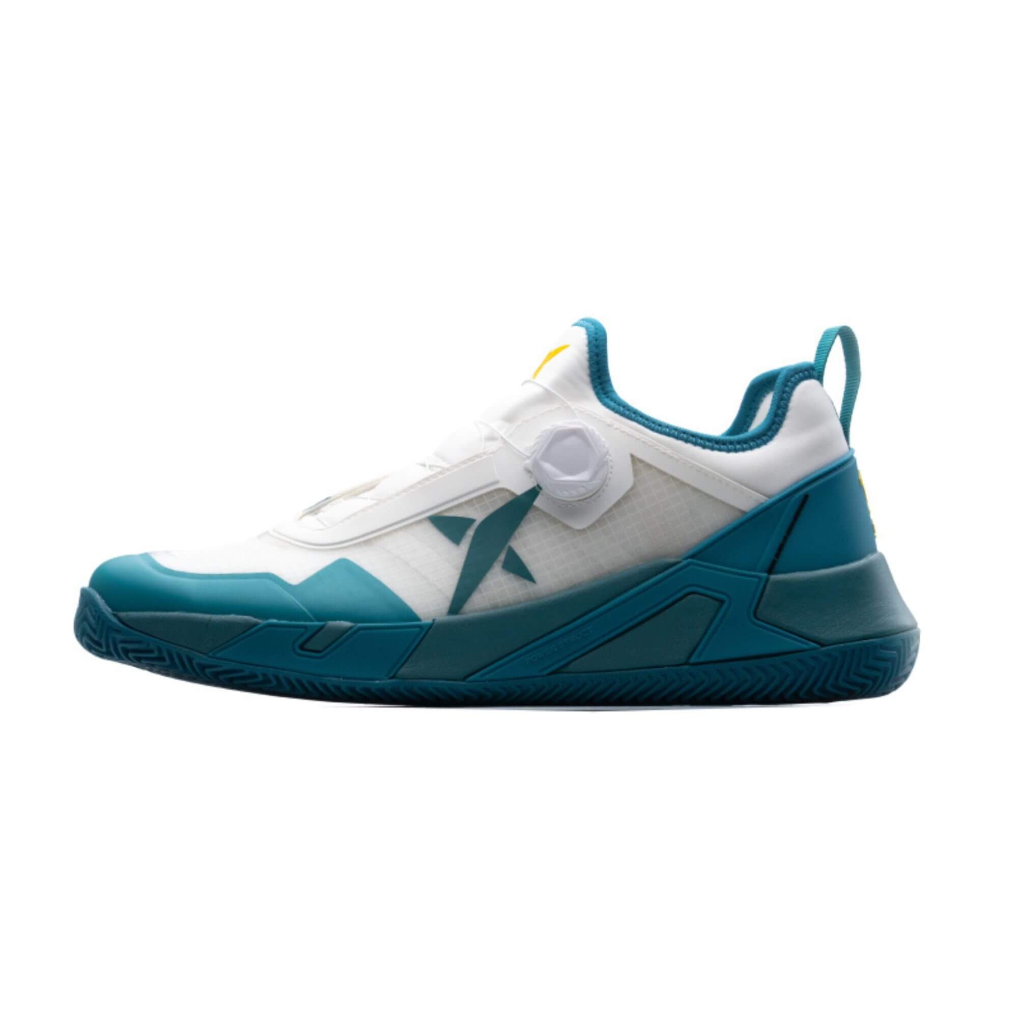 drop shot padel tennis shoe alsai campa 23 white teal