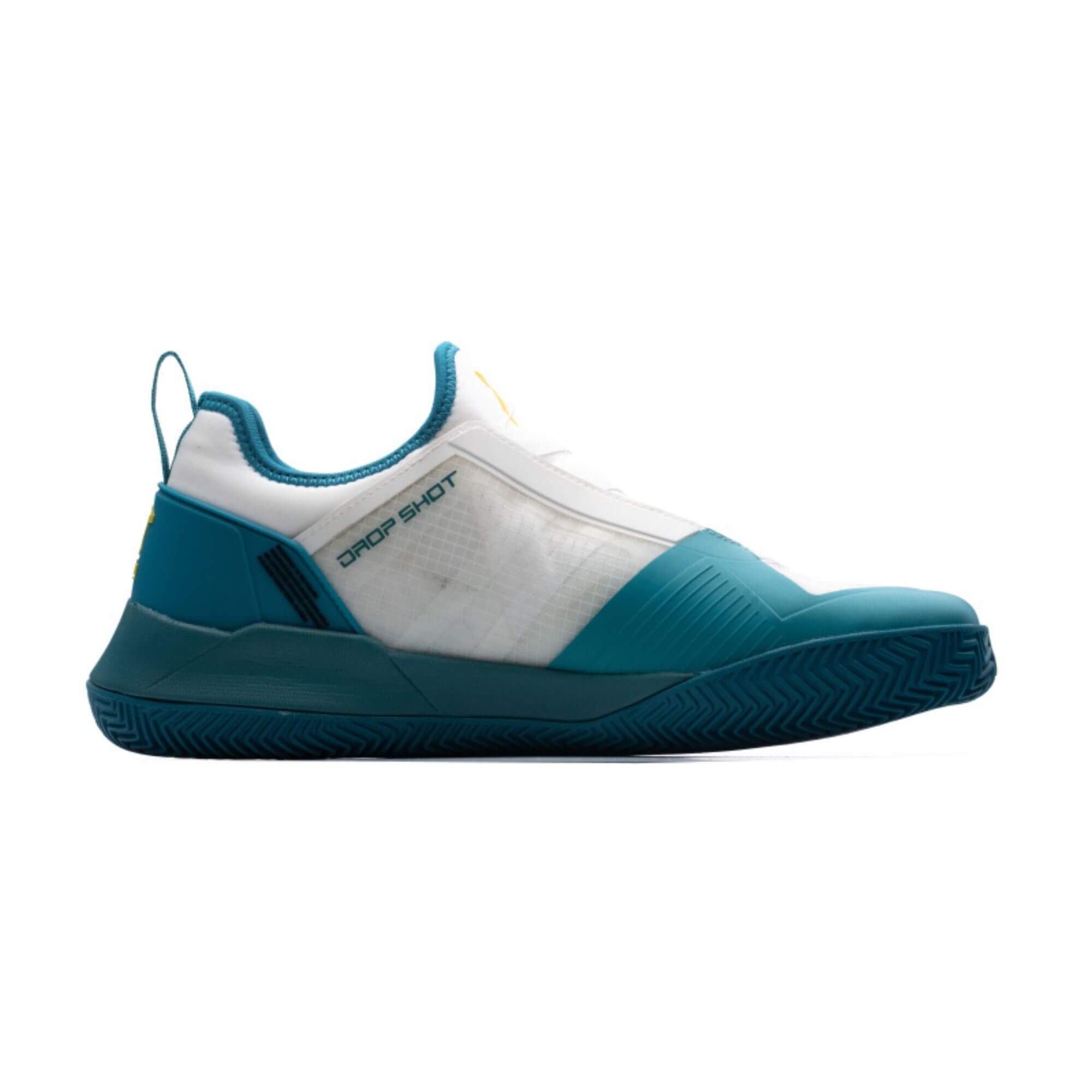 drop shot padel tennis shoe alsai campa 23 white teal