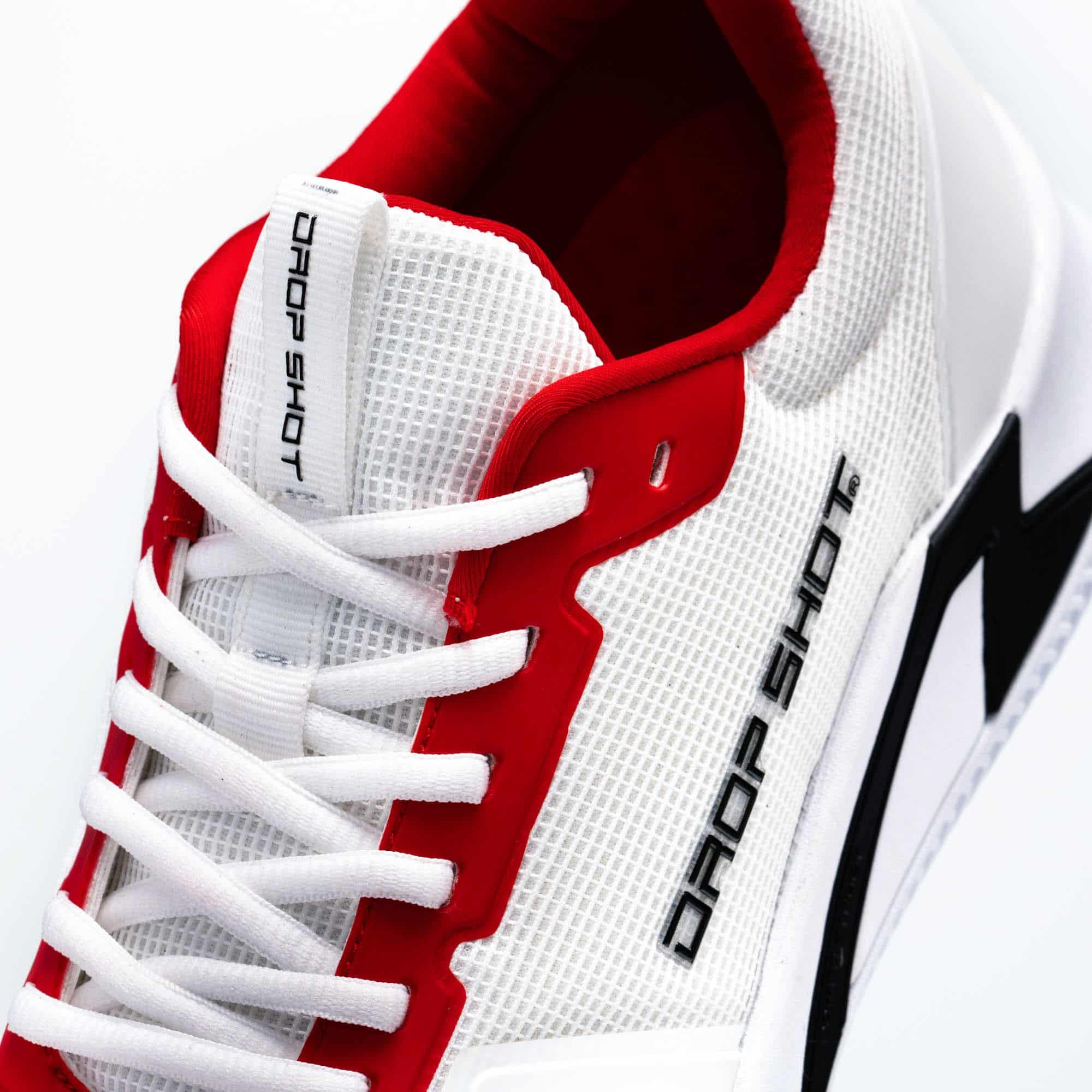 drop shot padel tennis shoe white devil xt